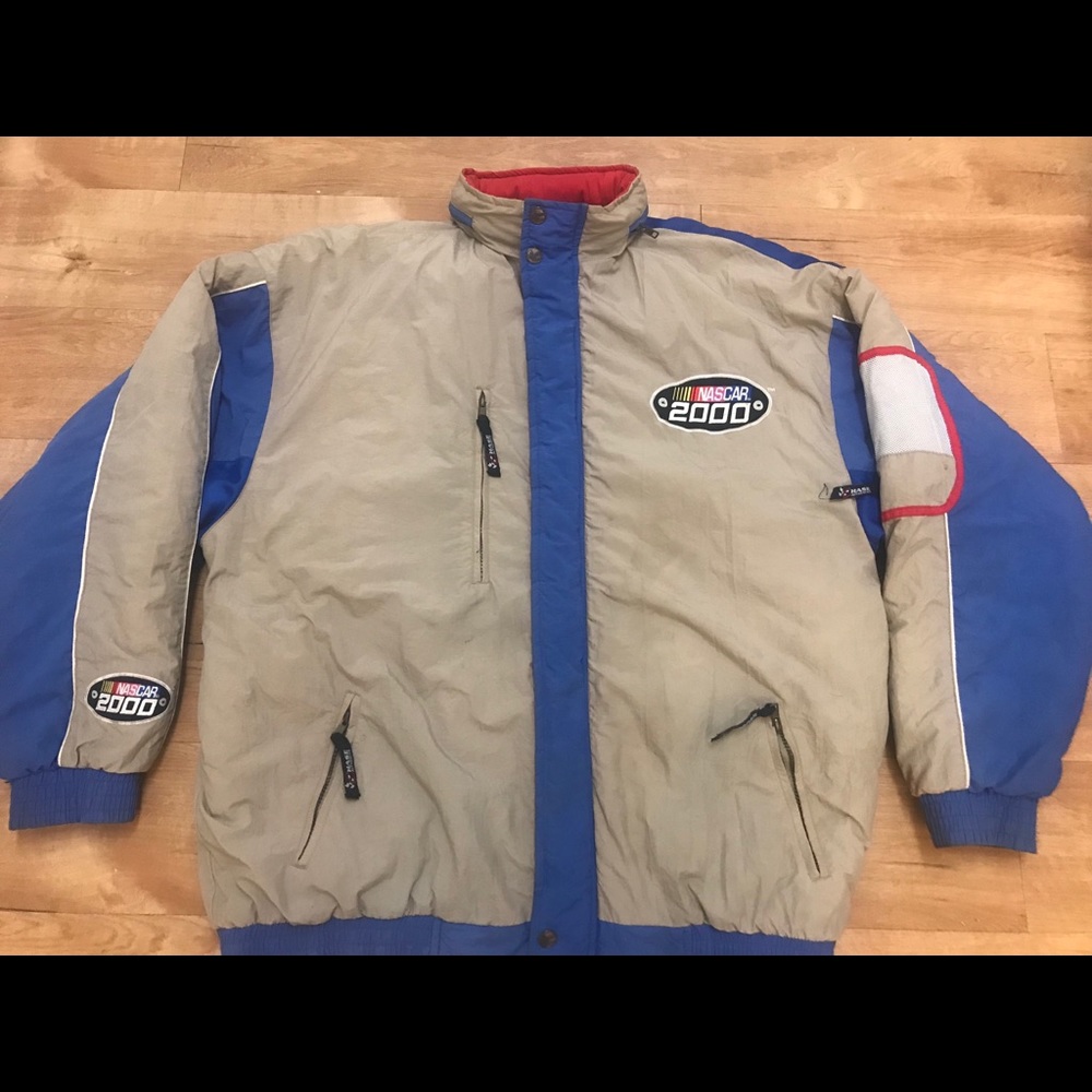 Vintage Nascar 2000 XL Full Zip Racing Jacket
